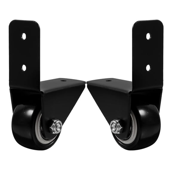 Milisten 2Pcs Heavy Duty Workbench Caster Wheels Replacement with Silent Polyurethane