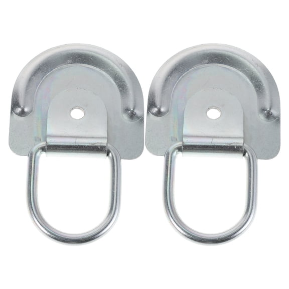Milisten Set of 2 Metal Trailer Hooks Cargo D- with Plating and Precision Welding for Automotive and Heavy-Duty Use