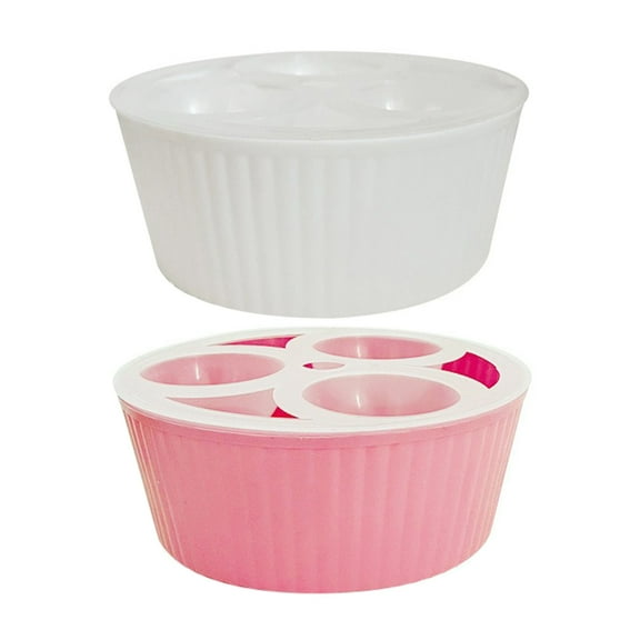 Milisten 2-Pack Hydroponic Bulbs Planter with Water Level Indicator, Assorted Colors for Indoor Gardening