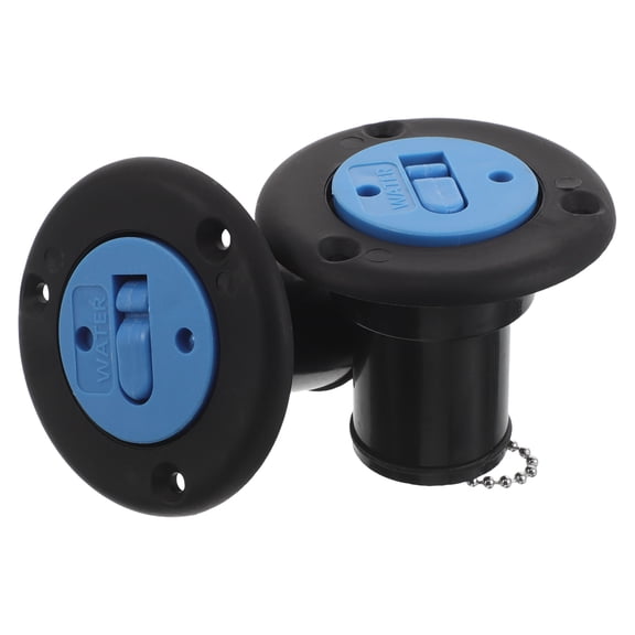 Milisten 2Pcs Plastic Marine Deck Fill Cap Replacement for Boat Gas and Water Tank Filling