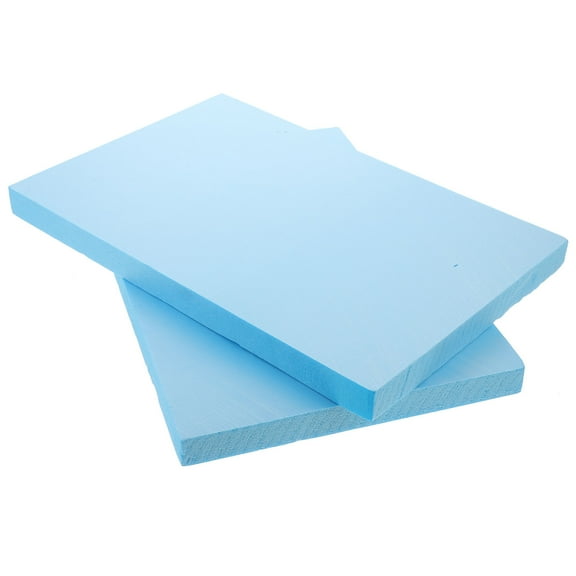 Milisten 2Pcs PU Foam Padding Sky Blue Packaging for Transportation Solution