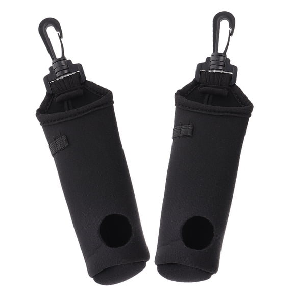 Milisten 2-Pack Portable Golf Holder Pouch with Neoprene Material and Convenient Tee Storage