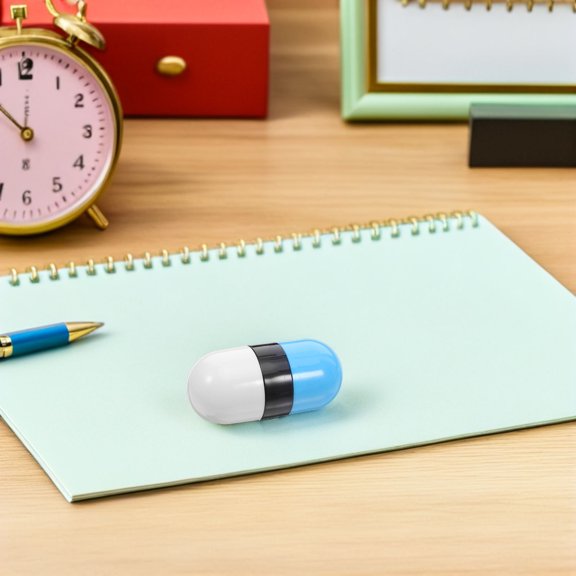 Milisten 2Pcs Privacy Information Blocking Roller Stamp Blue for Secure Personal Data Coverage