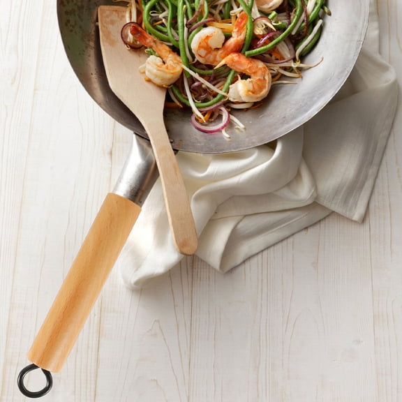 Milisten 2Pcs Sturdy Wooden Pan Handle Replacement Universal Fit for Pot and Wok