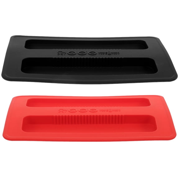 Milisten 2Pcs Silicone Bread Maker Cover Easy to Clean Versatile Compatibility for Kitchen Owners Red