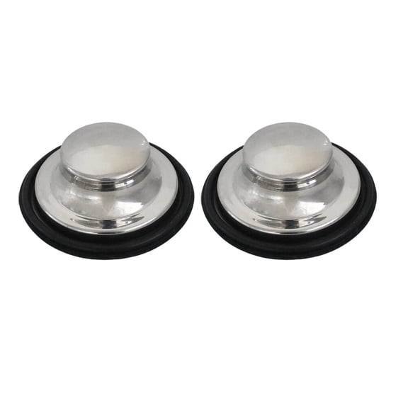 Milisten 2Pcs Sink Drain Stopper Tub Plug Kitchen Bathroom Laundry Multi Color Stainless Steel