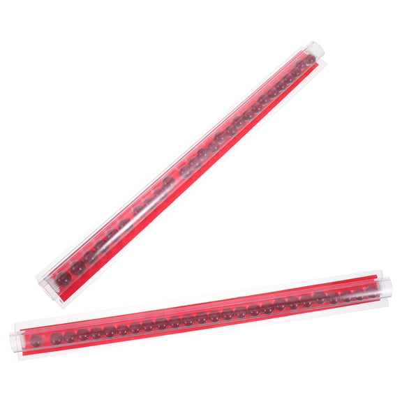 Milisten 2Pcs Kitchen Slide Receipt Holder Transparent with Adhesive for Order Ticket Organization