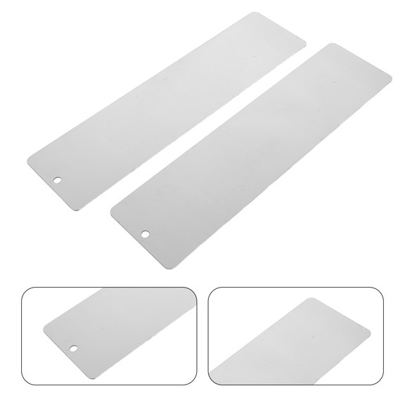 Milisten 2Pcs Manual Ski Wax Scraper Tool Plated Silver for Efficient Snowboard Wax Removal