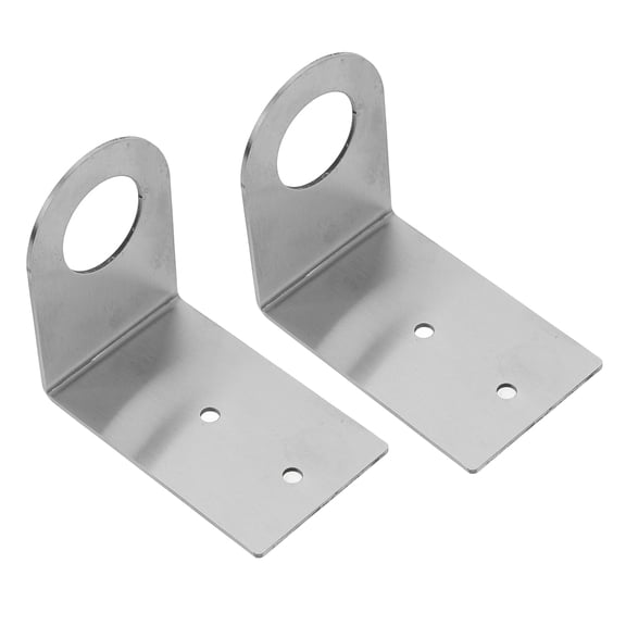 Milisten 2Pcs Wall Mounted Lotion Holder Stainless Steel Soap Dispenser Rack for Bathroom Storage