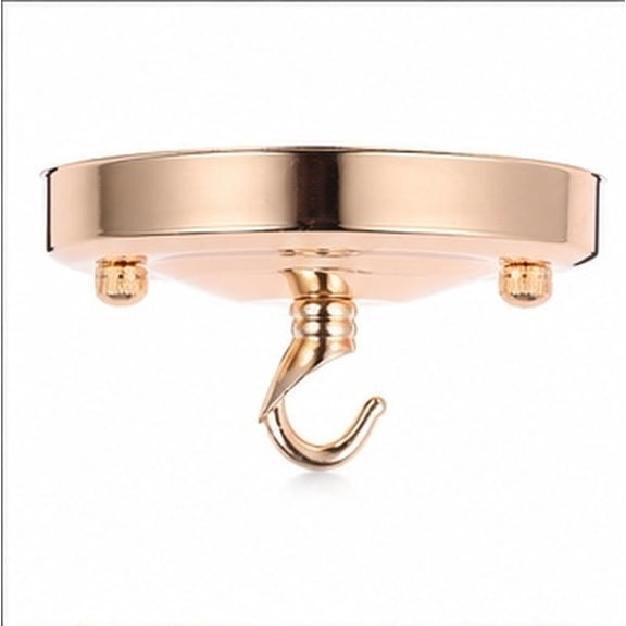 Milisten Set of 2 Wrought Iron Chandelier Ceiling Light Cover Plates in Assorted Colors