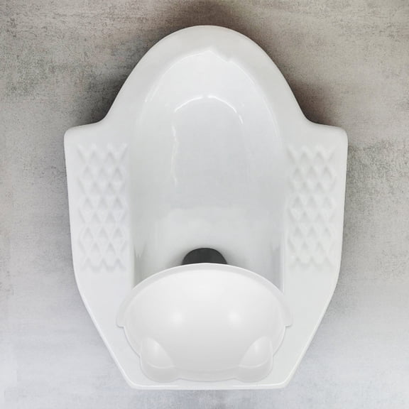 Milisten 2Pcs Toilet Splash Guard for Home White Urinal Screen with Splash Protection and Easy Maintenance