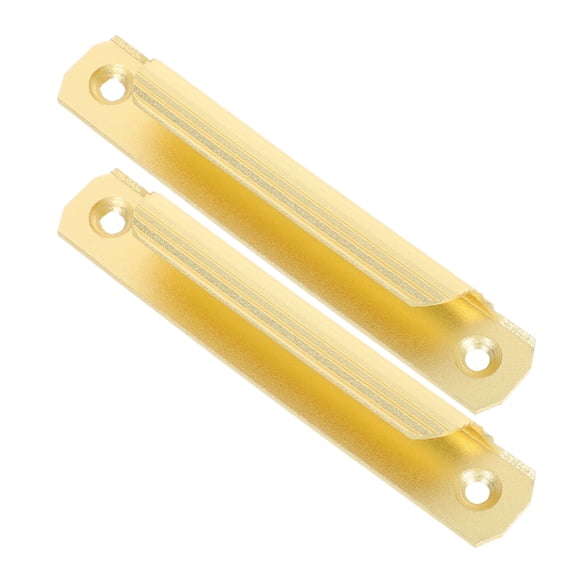 Milisten 2-Pack Lightweight Aluminum Sliding Door Pull Handles, Universal Fit for Cabinet and Closet Doors