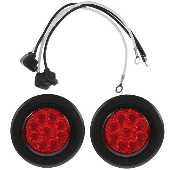 Milisten 2Pcs Car Rear Tail Light Red ABS Emergency Signaling for Drivers