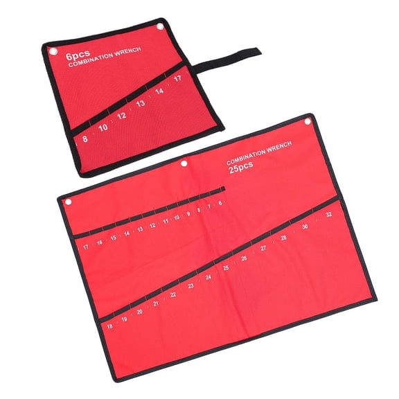 Milisten 2Pcs Wrench Organizer Pouch with Rollable Design for Space Saving and Men