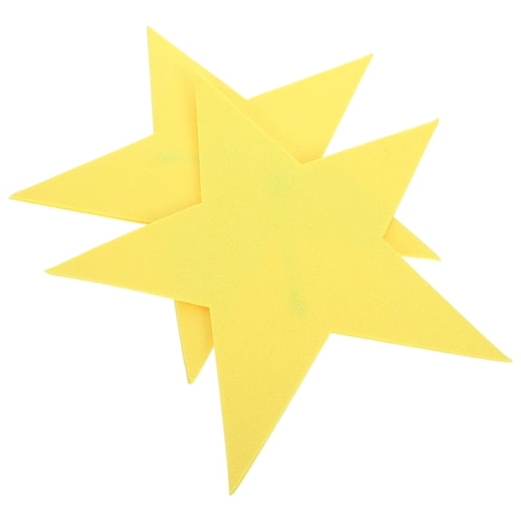 Milisten 2-Pack Yellow Star Stage Props for Gymnastics, Dance , Holiday Party Decorations and Event Supplies
