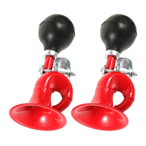 Milisten 2Set Crisp Sound Bike Bugle Horn for Mountain Bikes and Road Bikes 11.8x3.1x3.0in