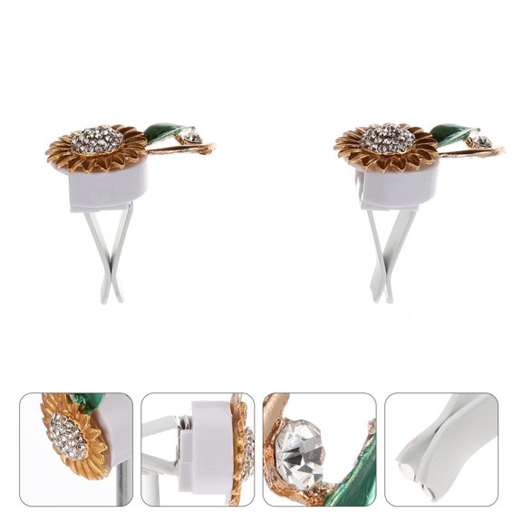 Milisten 2Set Pro Design Car Fragrance Aromatherapy Diffuser Clip for Odor Removal 1.97x1.77in