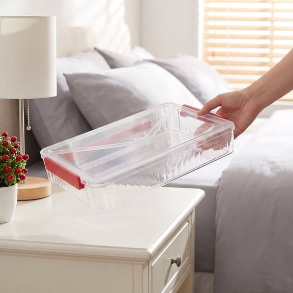 Milisten 2 Pcs Bible Display Box, Clear Acrylic Display Case Cabinet for Book Storage, Tabletop Organizer