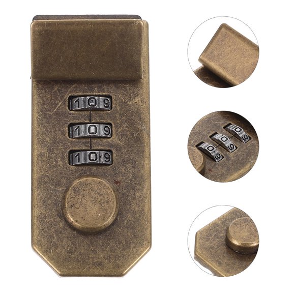 Milisten 3 Digit Password Lock for Suitcase with Strong Composite Shell and Smooth Metal Latch