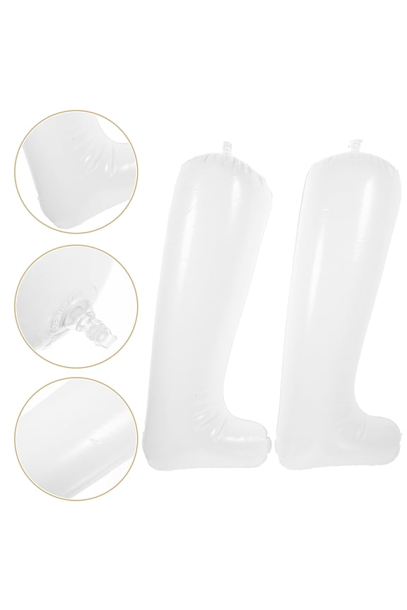 Shoe Tree Women Boots Stretcher White 3 Pairs Inflatable Long Shoe Shape Maintenance