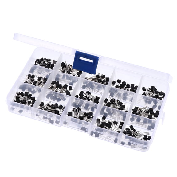 Milisten 300 Pieces Transistor Kit with Box for Electronic Circuit Components