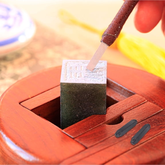 Milisten Letter Number Stamps Black Carbon Steel for Markings 36Pcs