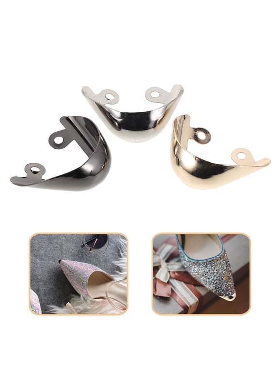 3Pairs Multi Color High Heel Shoe Caps for Elegant Shoe Tip Protection