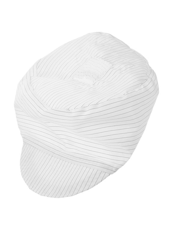 White Chef Hats Conductive Fiber Lightweight and Fashionable for Kitchens 3Pcs
