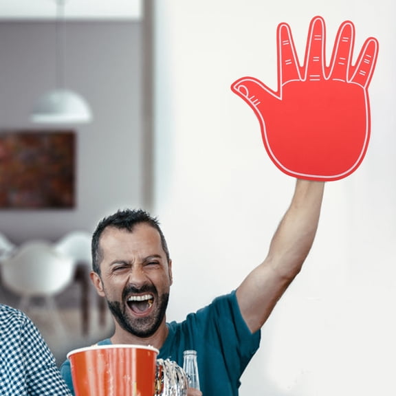 Milisten Sports Fan Foam Finger Hands Eva Assorted Color for Cheering