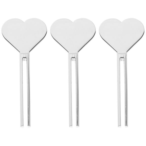 Milisten 3Pcs Metal Toothpaste Squeezer Zinc Alloy Tube Roller for Bathroom Daily Use White