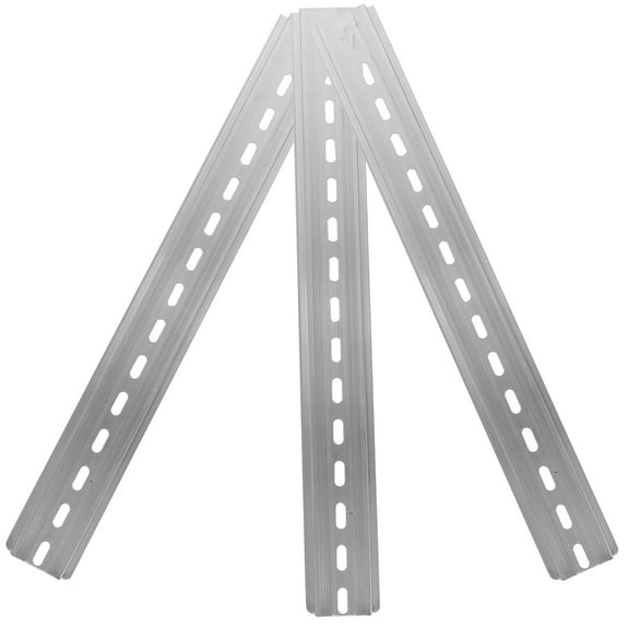 Milisten Din Rail Slotted Aluminum Profile 3Pcs for Machinery