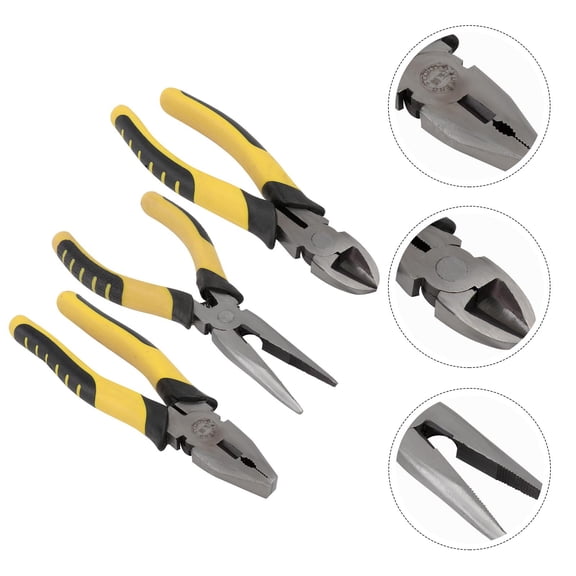 Milisten 3Pcs Steel Pp Wire Strippers For Electrician Tools Maintenance Operation Cable Stripping Tools