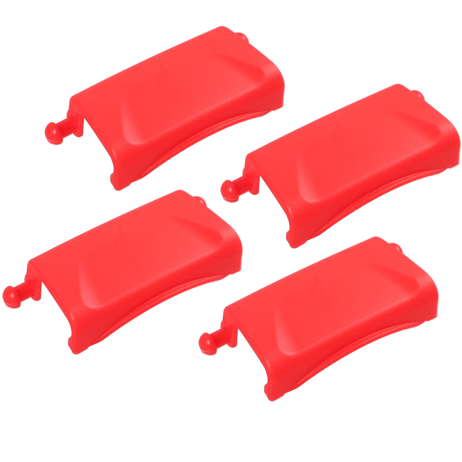 Milisten 4-Pack Red Plastic Square Buckles for Motorcycle Tour Pack ...