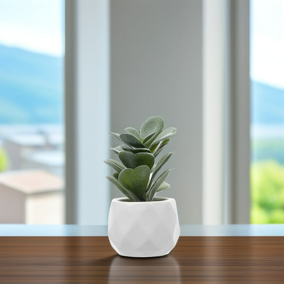 Milisten Fake Succulent Bonsai Artificial Succulents PVC Assorted Color 4Pcs