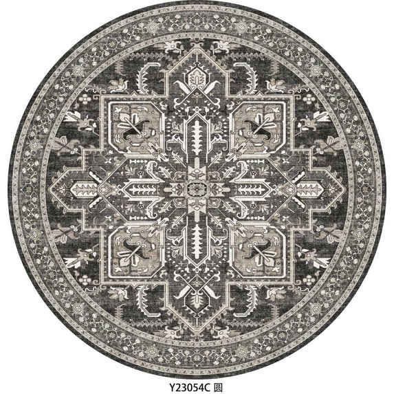 Milisten Stamped Design Rug 360G Fine Velvet for Home Use Comfortable Easy Maintenance