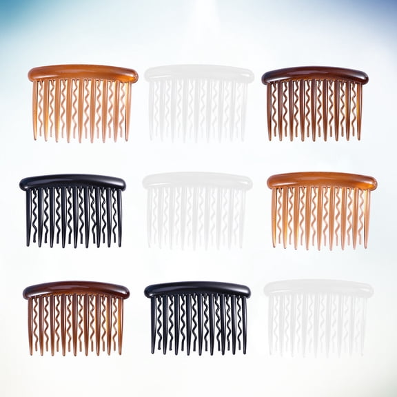 Milisten 48 Pieces Plastic Hair Side Combs for Women, Firm Hold Hair Accessories for Styling and Everyday Use