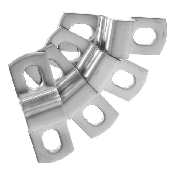 Milisten 4-Pack Stainless Steel Pipe Strap Clamps for Pipe Support and Secure Plumbing Installation