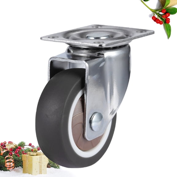 Milisten 4-Pack 360 Degree Steel Swivel Caster Wheels for Furniture, Heavy Duty Replacement Rolling Casters