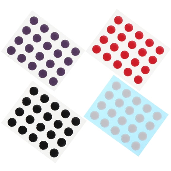 Milisten 4Pcs Adhesive Mouse Feet Replacement Pads Universal Design for Gaming and Office Mouse Performance