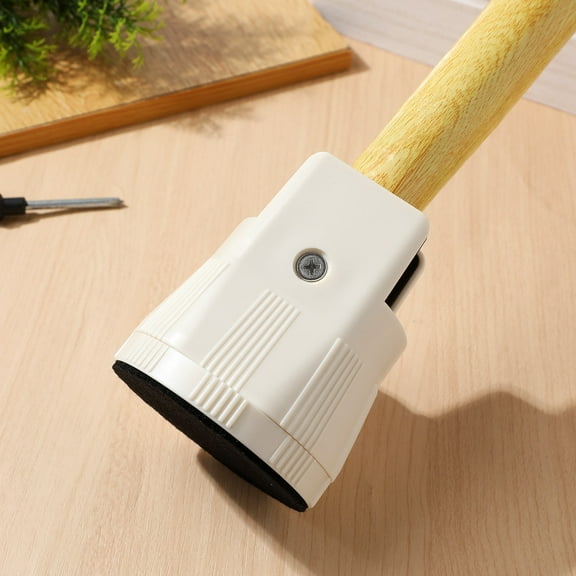 Milisten 4Pcs Bed Risers for Bed Frame Height Adjustment Easy Installation White Hard Plastics