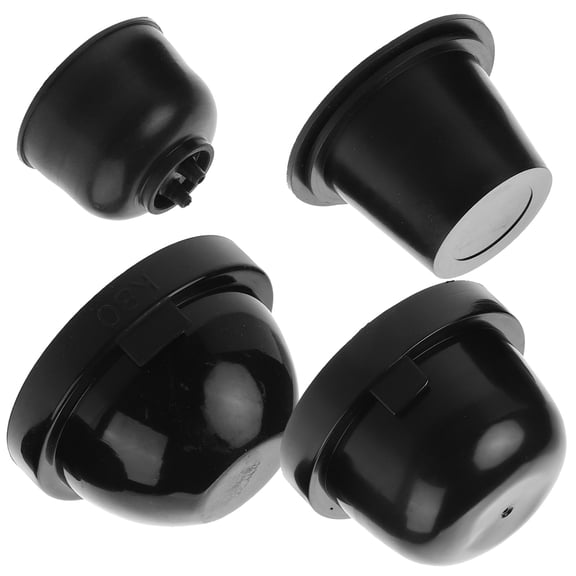 Milisten 4Pcs Black Car Headlight Guard, Auto Cover, Easy Fit Exterior Styling Accessory for Vehicles