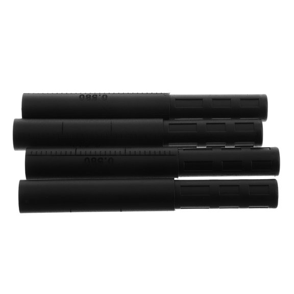 Milisten 4Pcs Black Carbon Fiber Putter Shaft Extension Kit for Enhanced Accuracy and Swing Distance