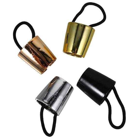 Milisten 4Pcs Ponytail Accessories Cuff for Hairstyling Enthusiasts with Firm Fixation and Smooth Surface