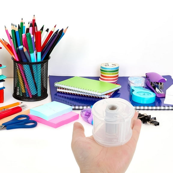 Milisten 4Pcs Portable Tape Box Plastic Transparent General Users