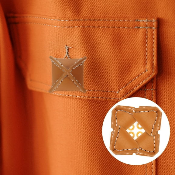 Milisten 4Pcs Reusable Vintage Square Buttons for Diy Craft Projects and Sewing Enthusiasts