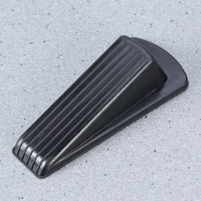 Milisten Non- Rubber Door Stop Wedges, Black, , Ideal for Bathroom and Home Use, 4 Pieces