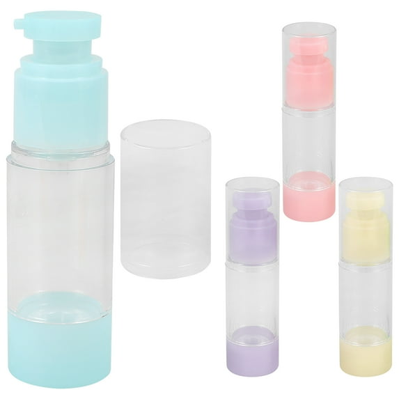 Milisten 4Pcs Travel Size Toiletries Bottles Material Freshness Preservation for Storage Holder