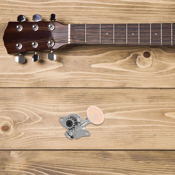 Milisten 4Pcs Vintage Guitar Locking Tuners for Ukulele with Balanced Layout and Precise Tuning