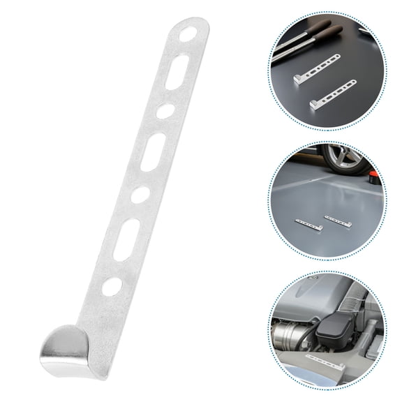 Milisten 4-Pack Universal Adjustable Aluminum Air Intake Support Brackets for Car Modification and Performance Accessories