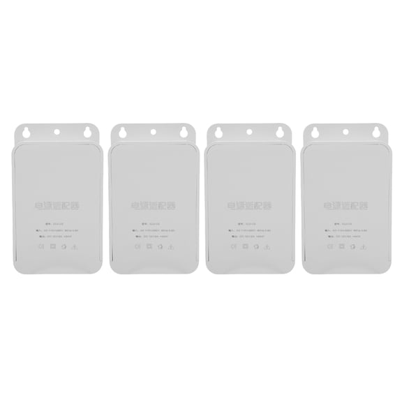 Milisten Weatherproof Electrical Box White Plastic for Harsh Conditions Easy Install 4Pcs
